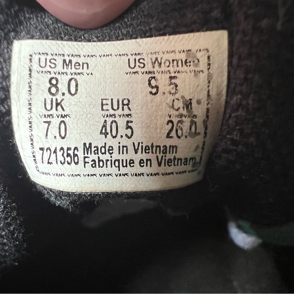 Vans Authentic Tie Dye Unisex Low Top Skate Sneakers, Women’s 9.5 Men’s 8 - Picture 7 of 7